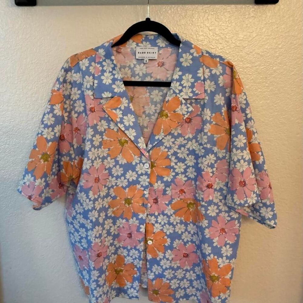 Sabo-skirt Women's Blue Blouse